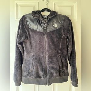 Black Fleece North Face Jacket With Hood